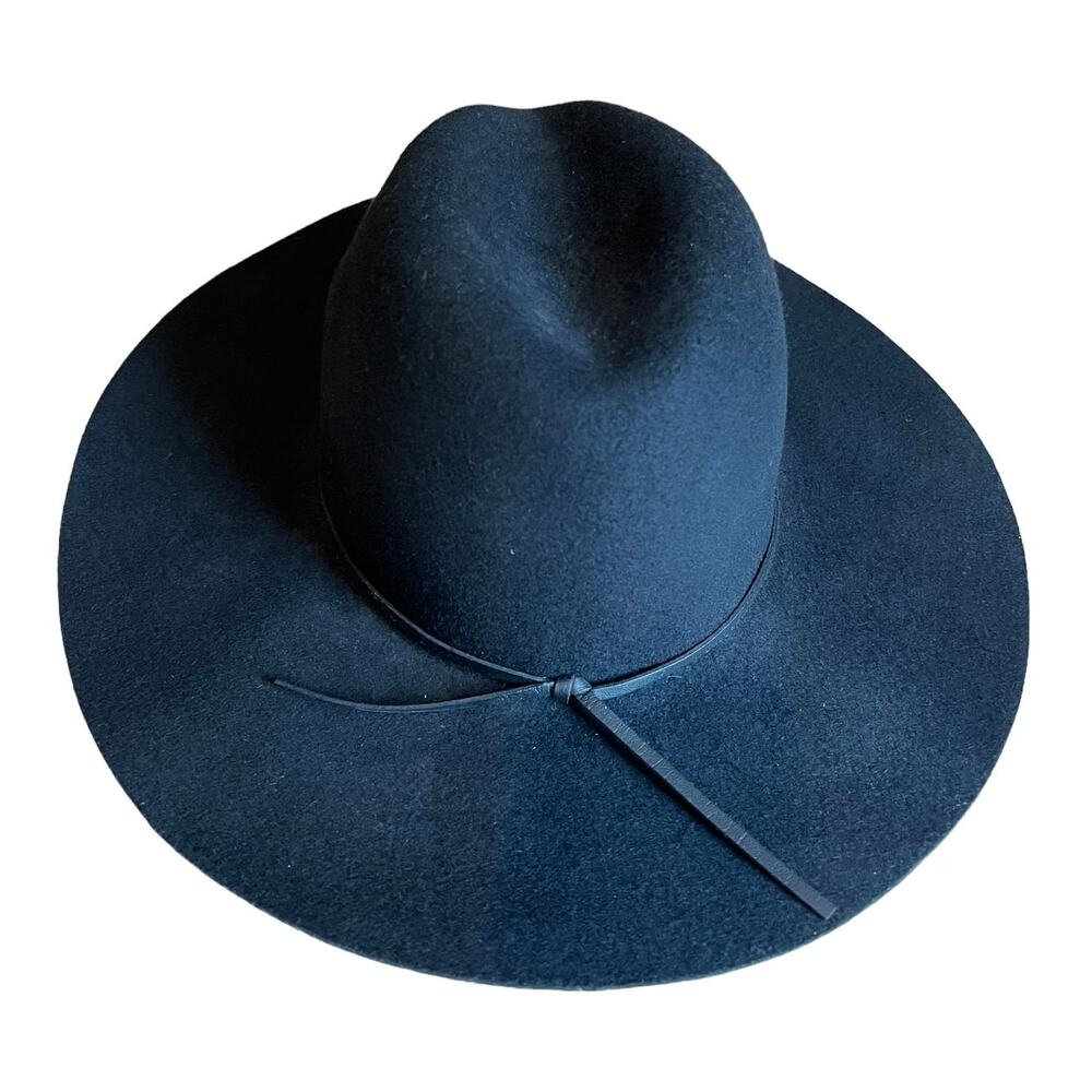 Banana Republic ladies floppy wool cowboy hat Black